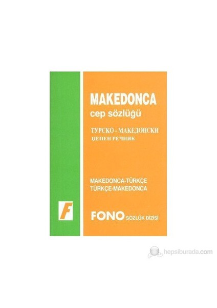 Fono Yayınları Makedonca - Türkçe / Türkçe - Makedonca Cep Sözlüğü