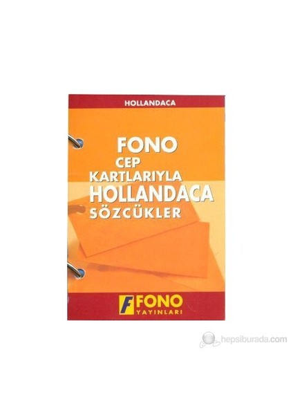 Fono Yayınları Cep Kartlarıyla Hollandaca Sözcükler