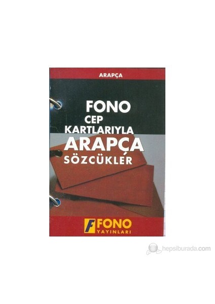 Fono Yayınları Cep Kartlarıyla Arapça Sözcükler