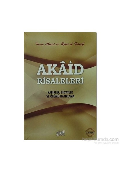 Akaid Risaleleri-Ahmed Er-Rumi El-Hanefi