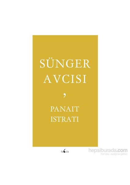 Sünger Avcısı-Panait Istrati