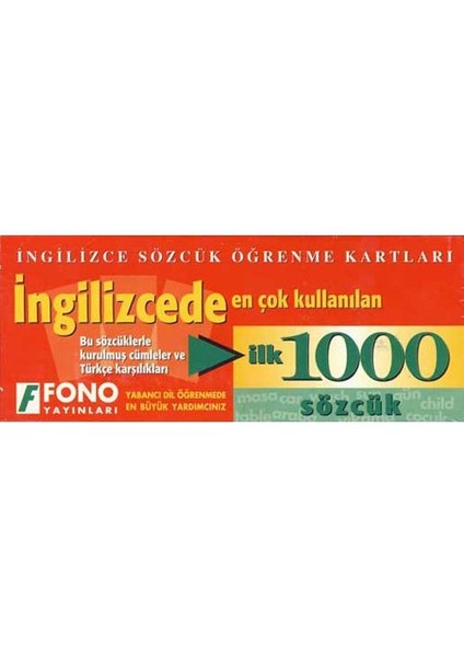 Fono İngilizcede En Çok Kullanılan İlk 1000 Sözcük