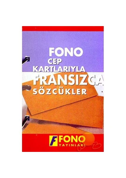 Fono Yayınları Fono Cep Kartlarıyla Fransızca Sözcükler