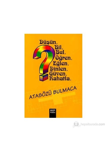 Atasözü Bulmaca