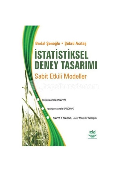 İstatistiksel Deney Tasarımı - Sabit Etkili Modeller