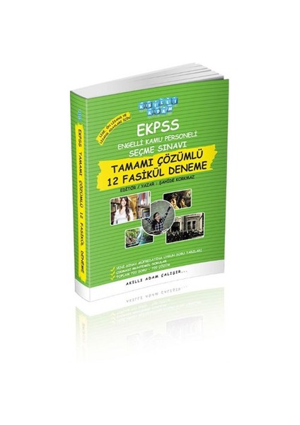 Akıllı Adam EKPSS 12 Fasikül Deneme - Şahide Korkmaz