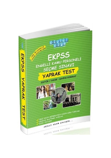 Akıllı Adam EKPSS Yaprak Test - Şahide Korkmaz