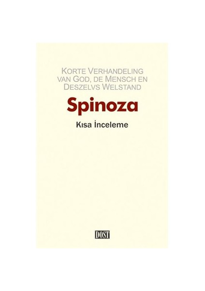 Kısa İnceleme-Benedictus Spinoza