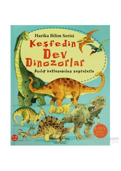 Keşfedin - Dev Dinazorlar - Açılıp Katlanabilen Sayfalar - Usborne Publishing