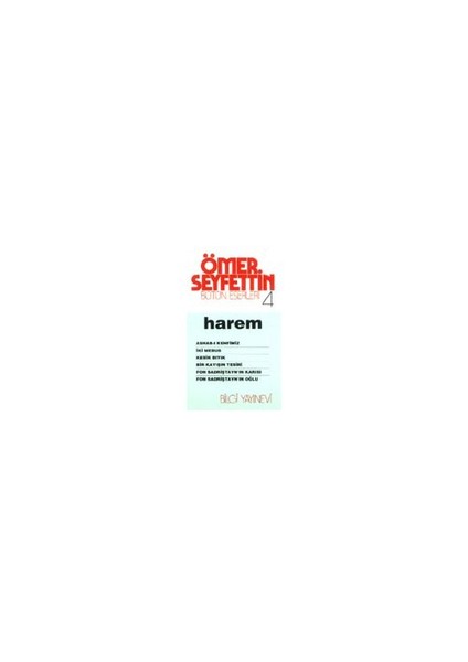 Harem - Ömer Seyfettin