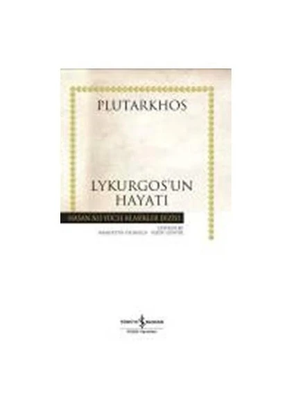 Lykurgos’Un Hayatı- Plutarkhos