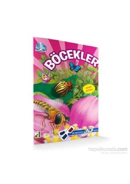3D Böcekler-Üç Boyutlu 3D Gözlük İle