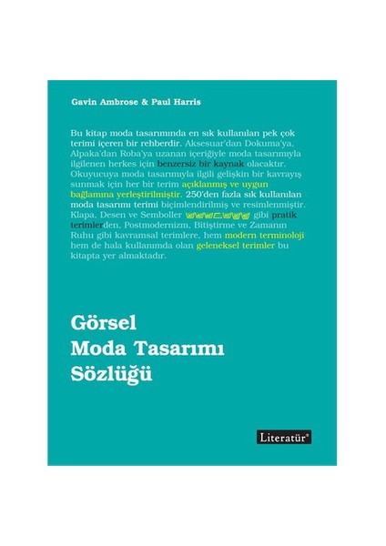 Görsel Moda Tasarımı Sözlüğü-Gavin Ambrose