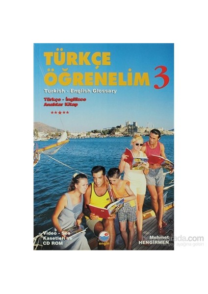 Türkçe Öğrenelim 3 Turkish - English Glossary / Türçe - İngilizce Anahtar Kitap - Vcd'Si Ayrıca Sat-Mehmet Hengirmen