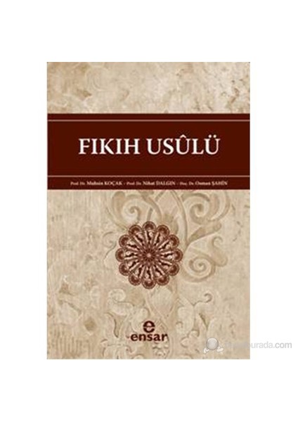 Fıkıh Usûlü-Osman Şahin