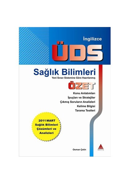 İngilizce ÜDS Sağlık Bilimleri Özet