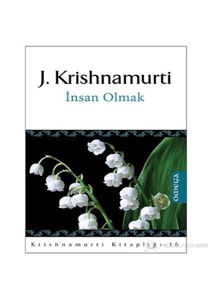 İnsan Olmak-J. Krishnamurti