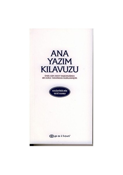 Ana Yazım Kılavuzu