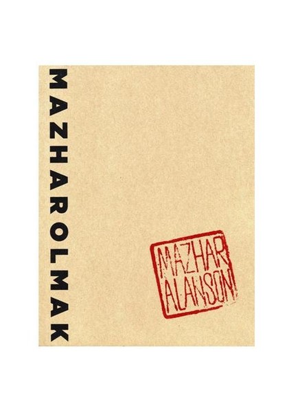 Mazharolmak (Kitap + Cd)-Mazhar Alanson