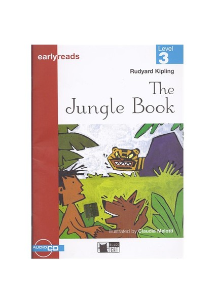 The Jungle Book - Rudyard Kipling / Earlyreads Level 3+ Cd / Black Cat