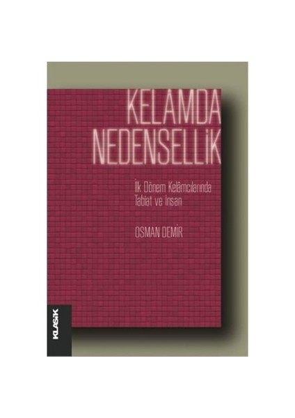 Kelamda Nedensellik-Osman Demir