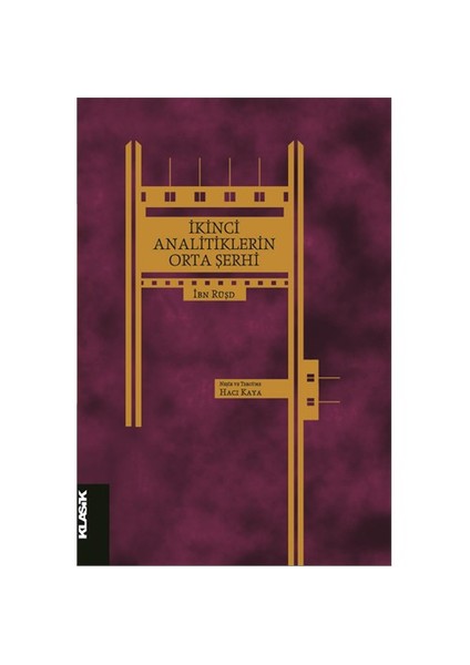 İkinci Analitikler’ in Orta Şerhi-İbn Rüşd