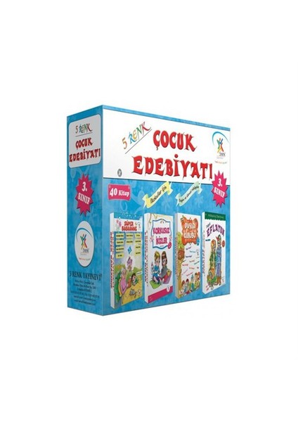 3.Sınıf Çocuk Edebiyatı Hikaye Seti ( 40 Kitap )