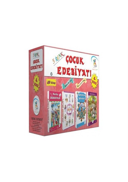 4.Sınıf Çocuk Edebiyatı Hikaye Seti ( 40 Kitap )