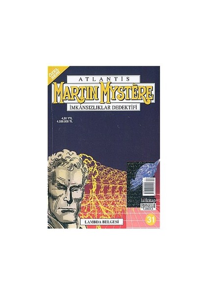 Atlantis (Özel Seri) Sayı:31 Lambda Belgesi Martin Mystere İmkansızlıklar Dedektifi Özel Seri