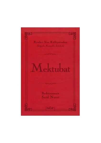 Mektubat (Büyük Boy 2 Renk)