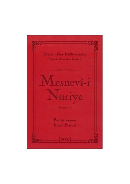 Mesnevi-İ Nuriye (Büyük Boy 2 Renk)