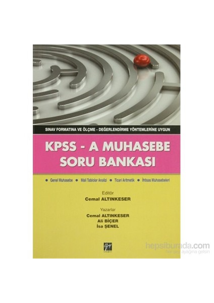 Kpss - A Muhasebe Soru Bankası-İsa Şenel