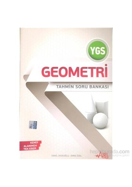 Asel YGS Geometri Tahmin Soru Bankası