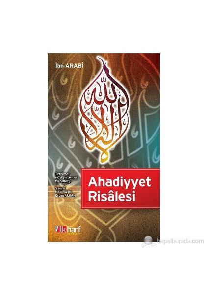 Ahadiyyet Risâlesi-Muhyiddin İbn Arabi