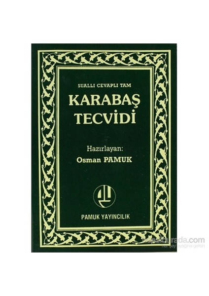Karabaş Tecvidi (Tecvid-001/P9) - Abdullah İbni Eyyub