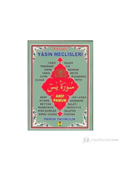 Yasin Meclisleri (Fihristli) (Yas-104)