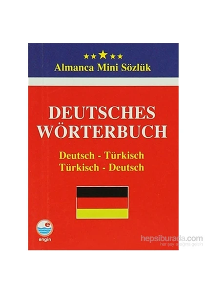 Engin Yayınevi Deutsches Wörterbuch - Almanca Mini Sözlük