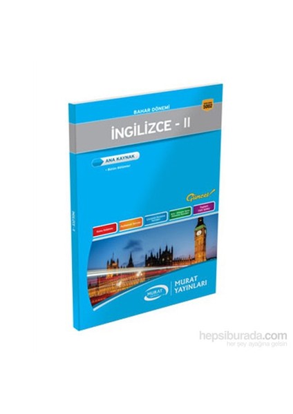 Açıköğretim 5002 İngilizce-2