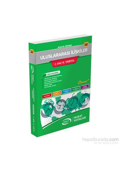 Açıköğretim 5661 Uluslararası İlişkiler 3. Sınıf 6. Yarıyıl