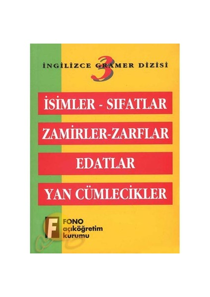 Fono İngilizcede İsimler, Sıfatlar, Zarflar