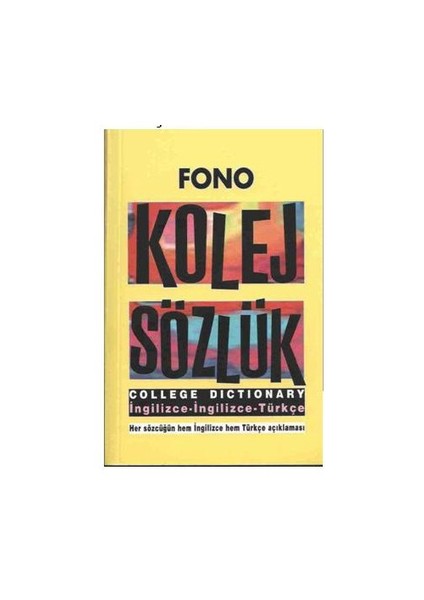 Fono Kolej Sözlük İng/ İng - Türkçe