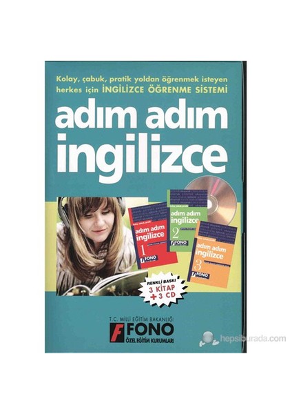 Adım Adım İngilizce Cd'li (Kitap+3 Cd)