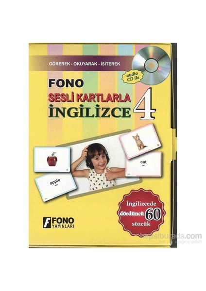 Fono Sesli Kartlarla İngilizce 4 Cd'li