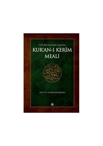 Kuranı Kerim Meali (Hafız Boy) - Bayraktar Bayraklı