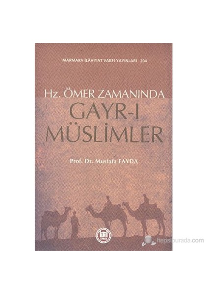 Hz. Ömer Zamanında Gayrı Müslimler-Mustafa Fayda