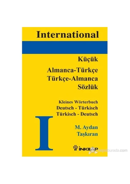 Küçük Almanca-Türkçe Türkçe Almanca Sözlük-M. Aydan Taşkıran