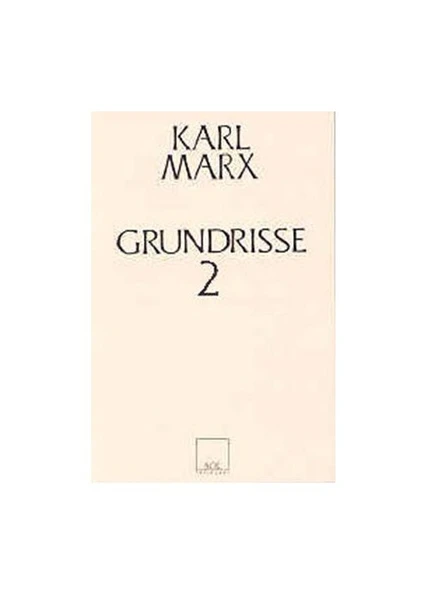 Grundrisse 2-Karl Marx