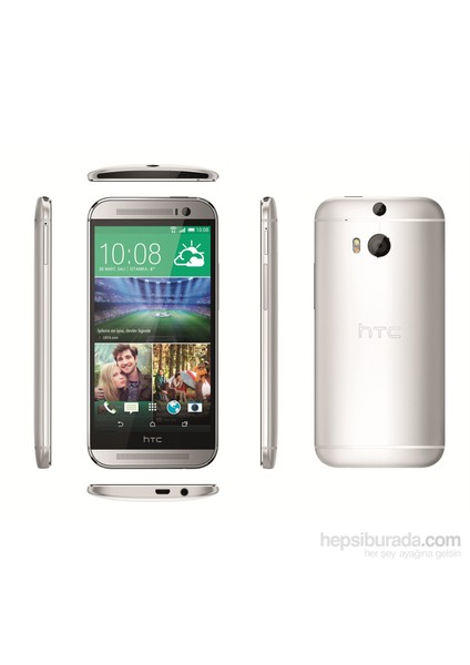 One M8 (HTC Türkiye Garantili) Gümüş