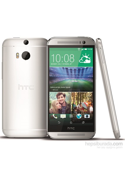 One M8 (HTC Türkiye Garantili) Gümüş