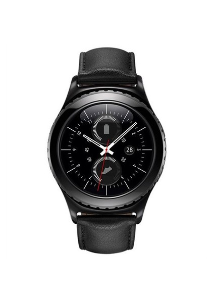 Galaxy Gear S2 Classic Akıllı Saat (Android ve iPhone Uyumlu) - Siyah SM-R7320ZKATUR (Samsung Türkiye Garantili)